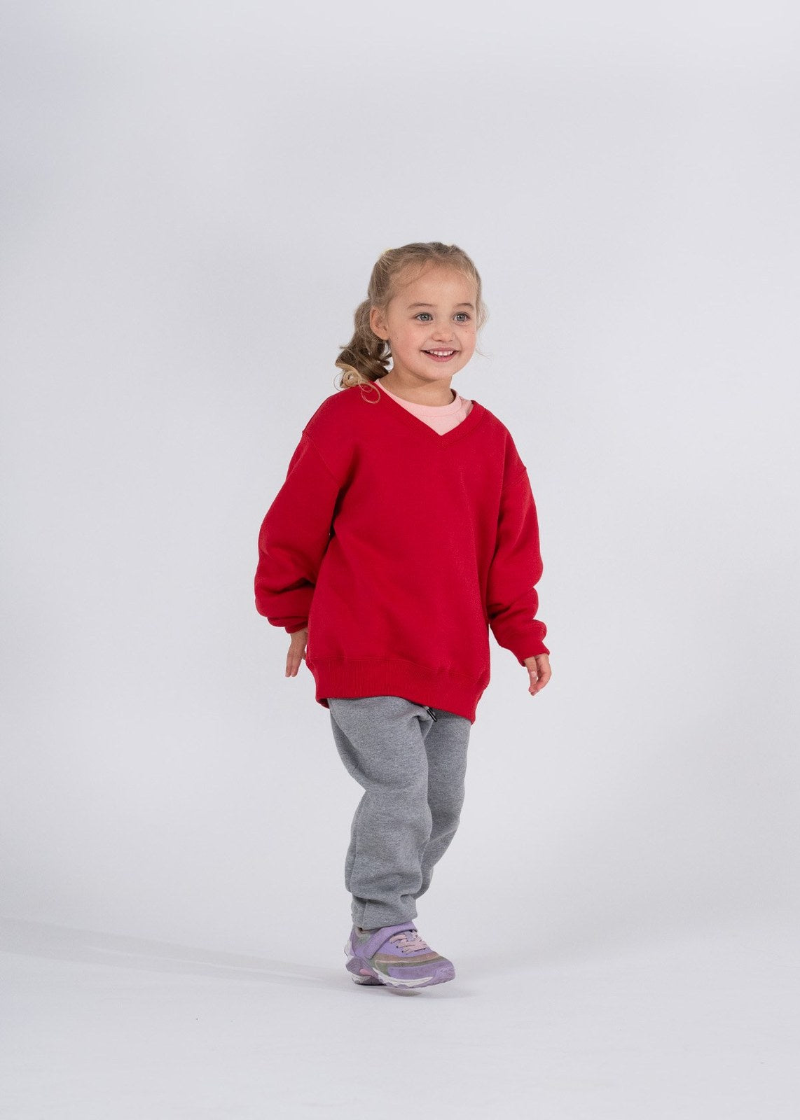 Kids v-neck Fleece - view