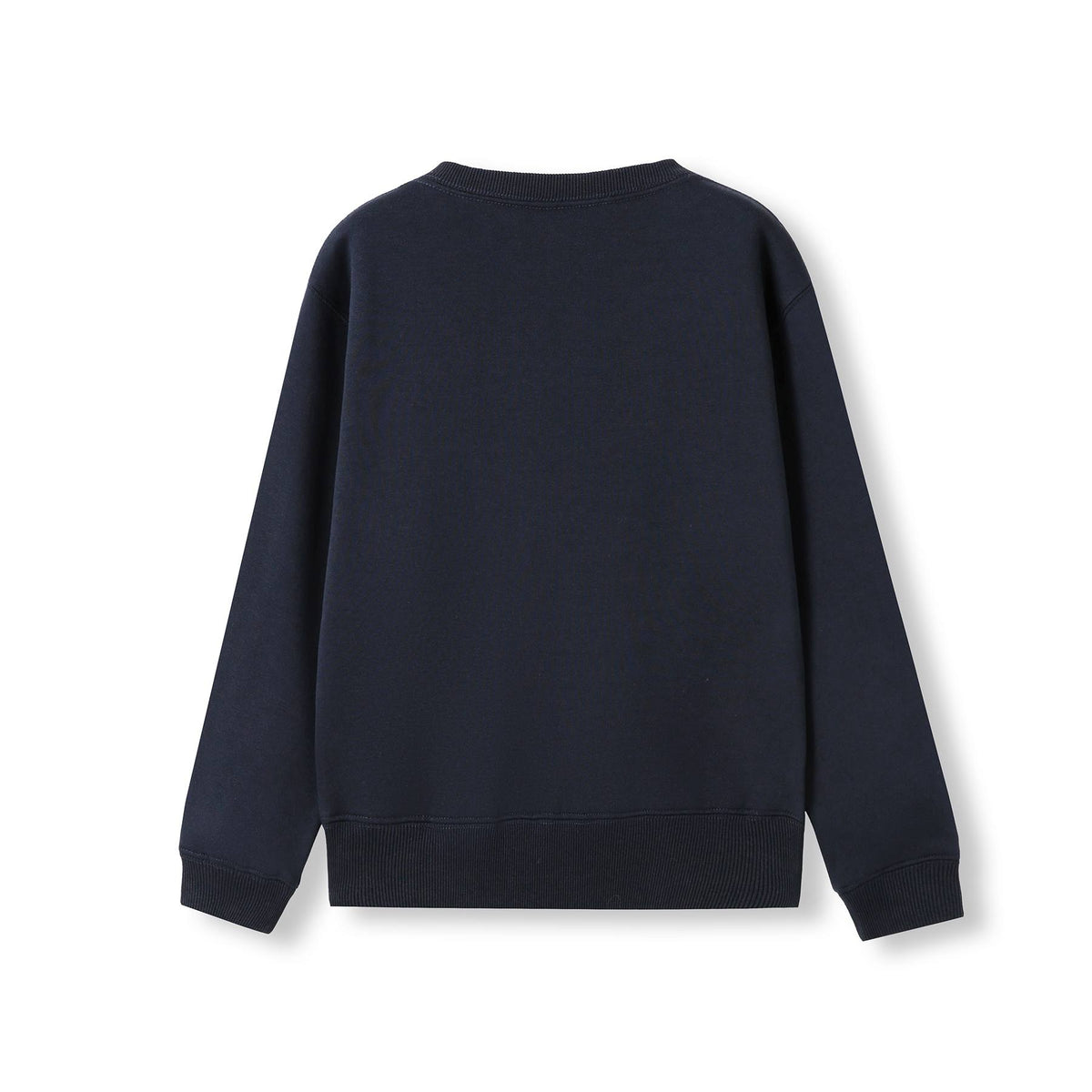 Kids v-neck Fleece - Navy Blue - Back