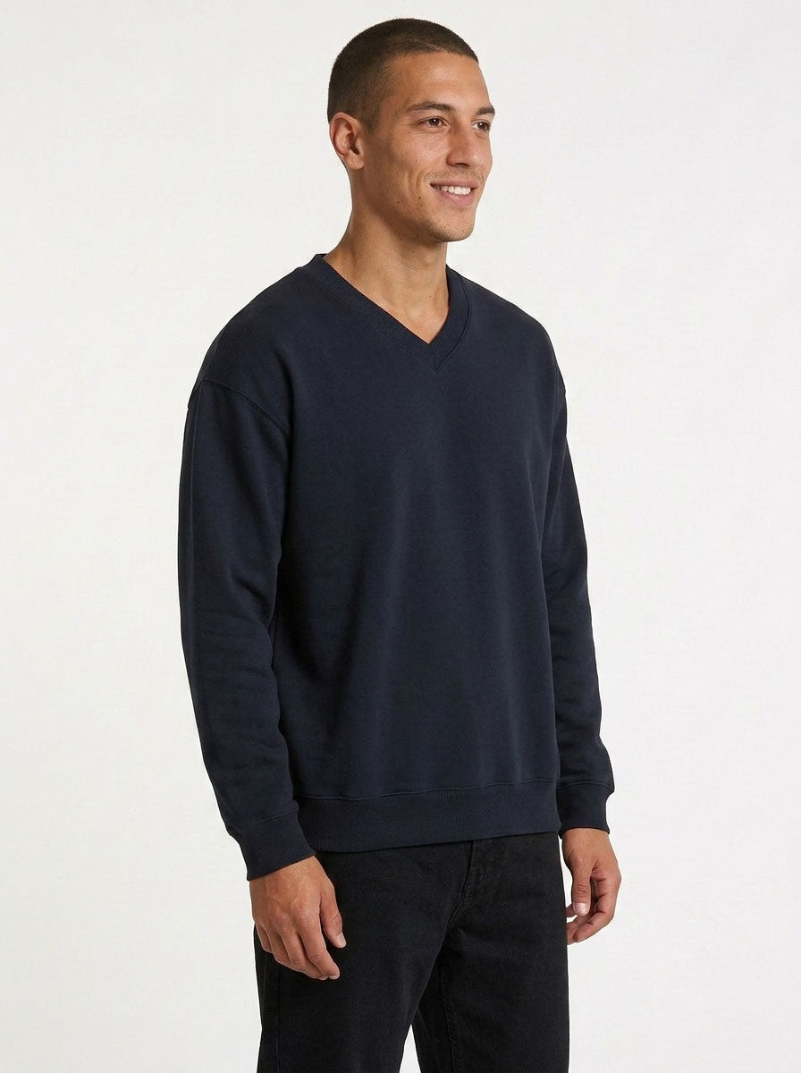 Men's/Unisex V-neck Fleece - view