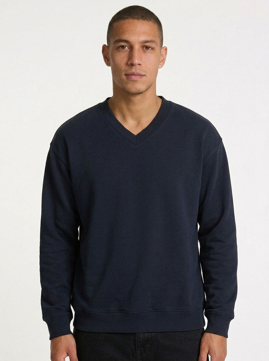 Men's/Unisex V-neck Fleece - view