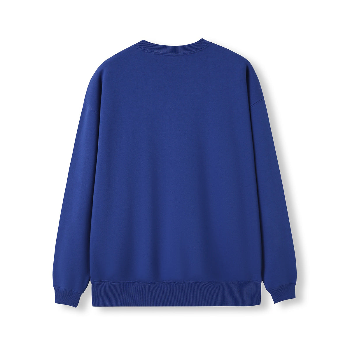 Men's/Unisex V-neck Fleece - Royal Blue - Back