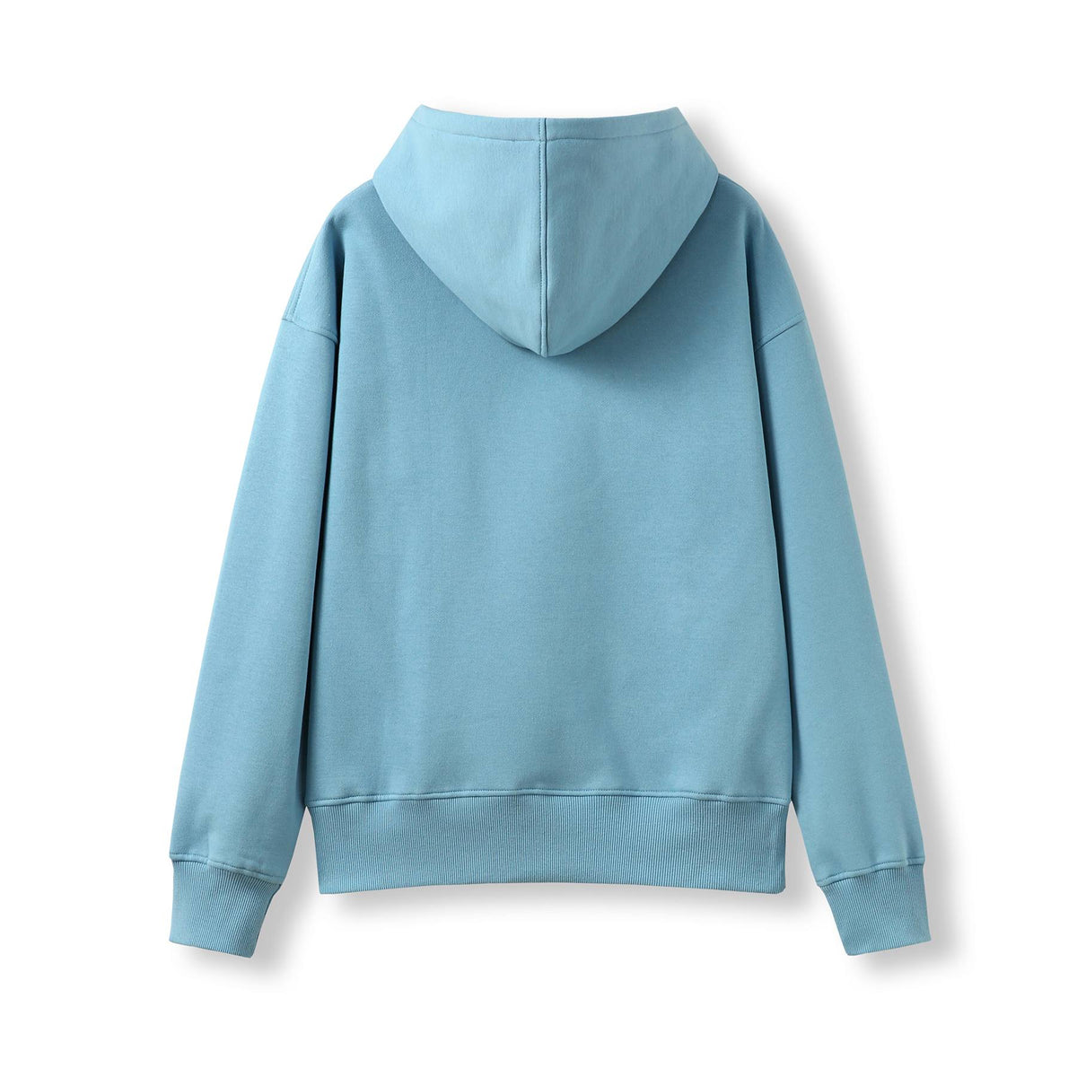 Kid's Easy Fit Oversize Hoodies - Earth Blue - Back