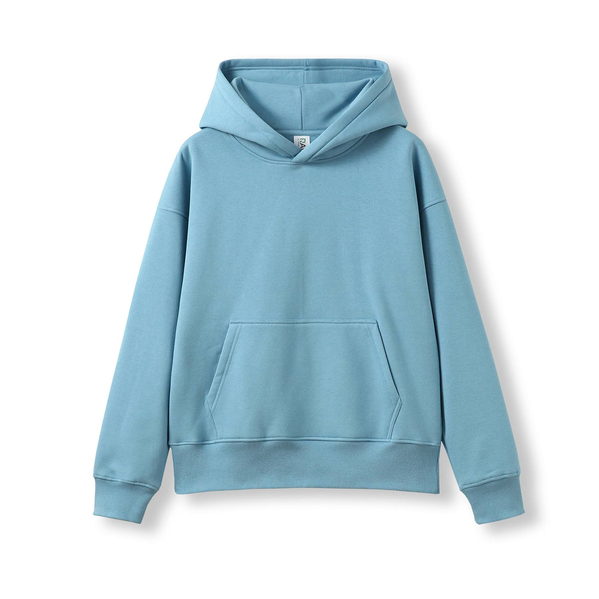 Kid's Easy Fit Oversize Hoodies - Earth Blue - Front