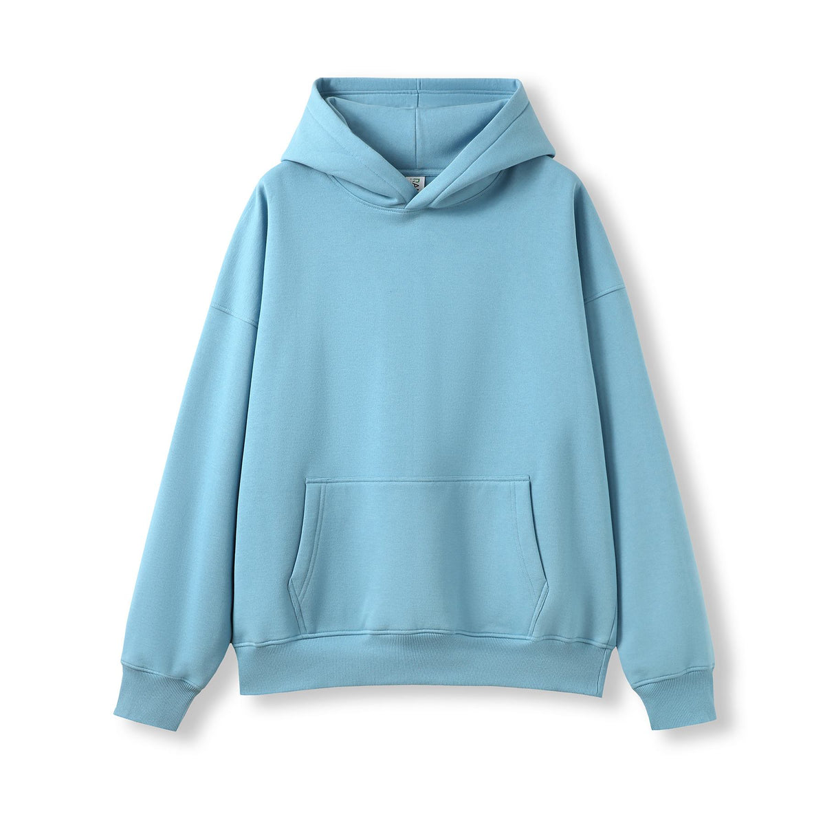 Adult's Easy Fit Oversize Hoodies - Earth Blue - Front