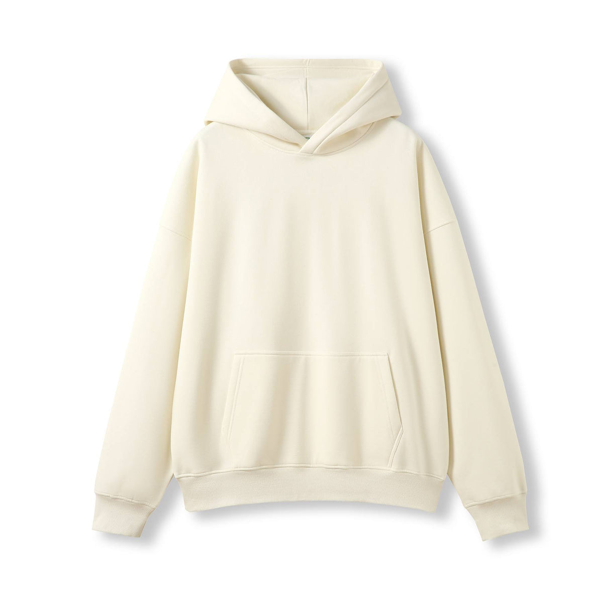 Adult's Easy Fit Oversize Hoodies - Off White - Front