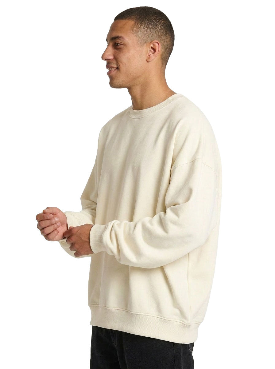Adult's Easy Fit Oversize Crew Neck Fleece - view