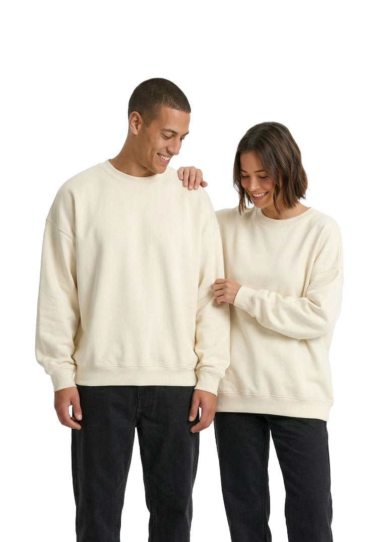 Adult's Easy Fit Oversize Crew Neck Fleece - view