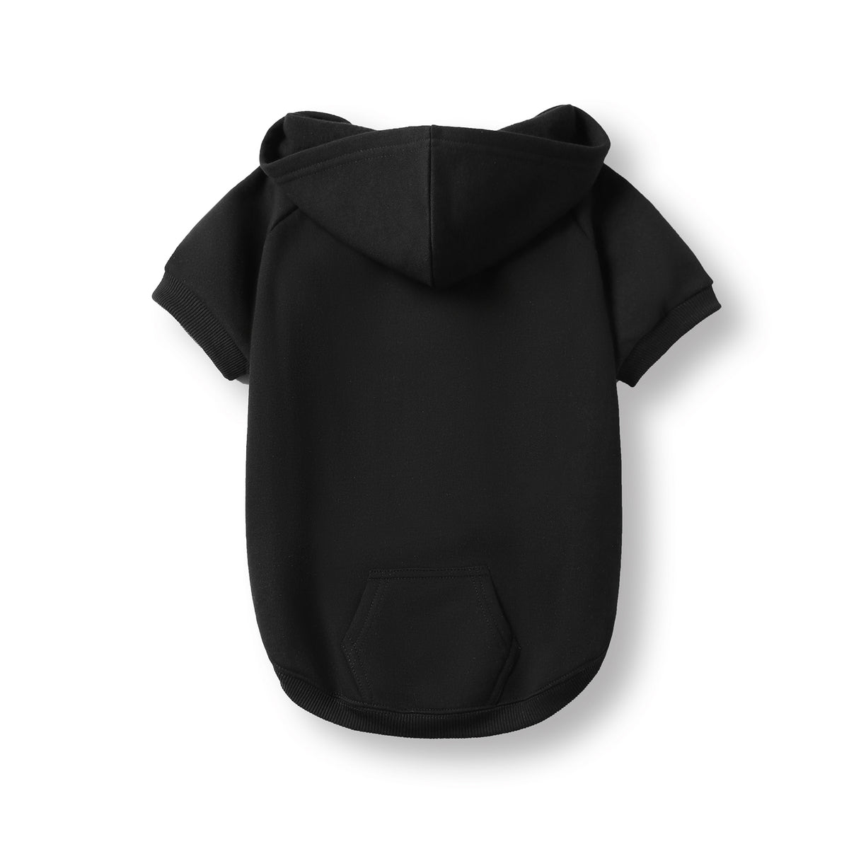 dog hoodies - Black - Back