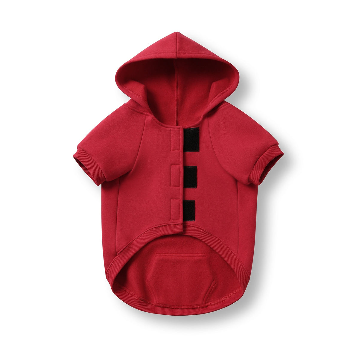 dog hoodies - Red - Front