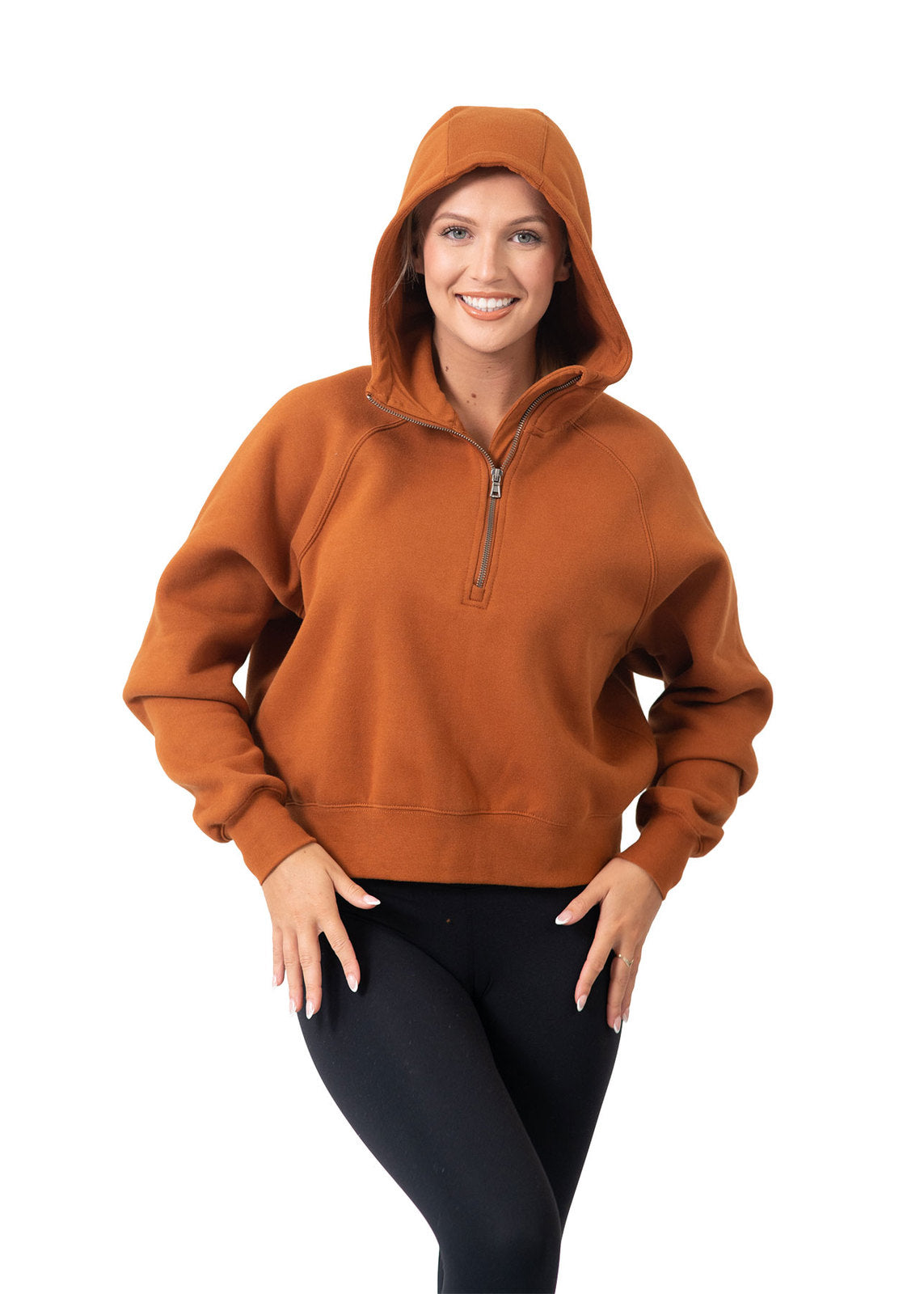 Womens/Girls Cotton Care Half-Zip - view