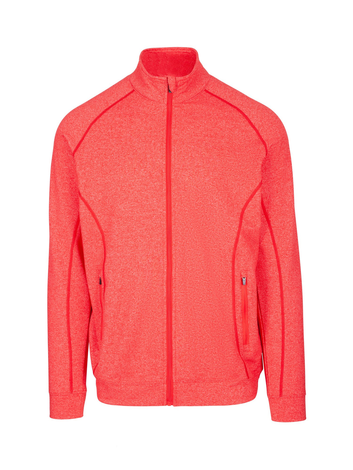 Men's Greatness Heather Jacket - Red Heather - Front