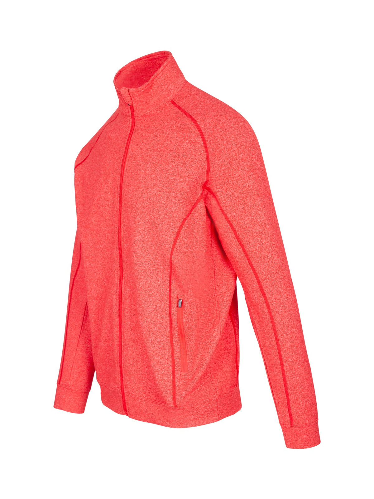 Men's Greatness Heather Jacket - Red Heather - Side