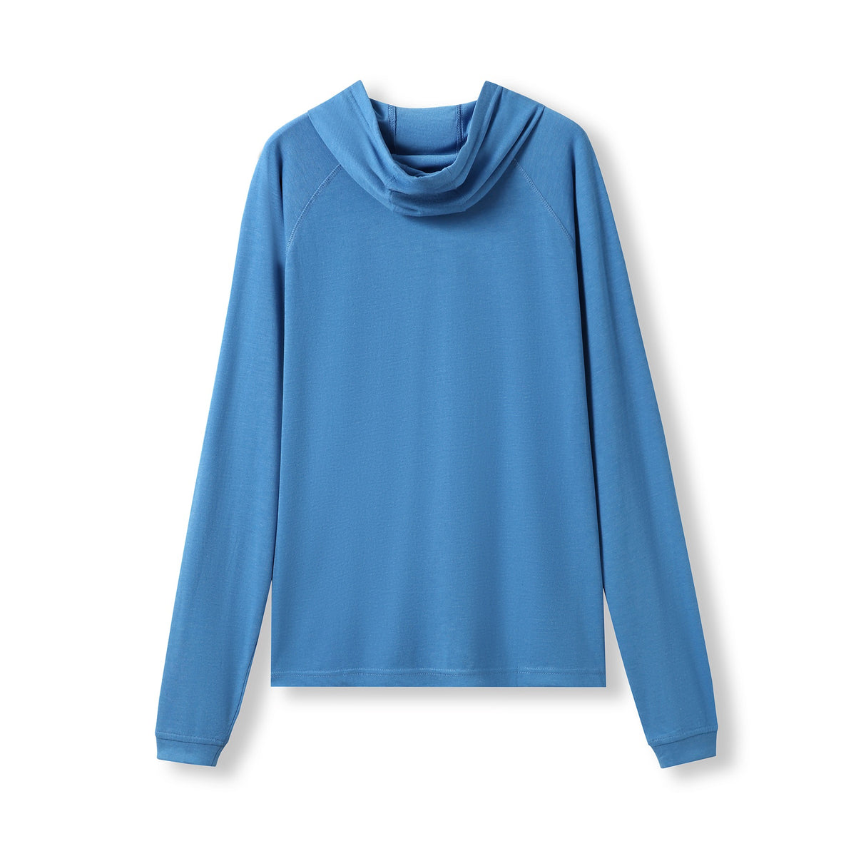 Men's / Unisex FUSION T-shirt Hoodie - Royal Marl - Back