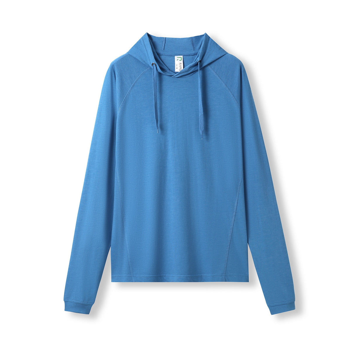 Men's / Unisex FUSION T-shirt Hoodie - Royal Marl - Front