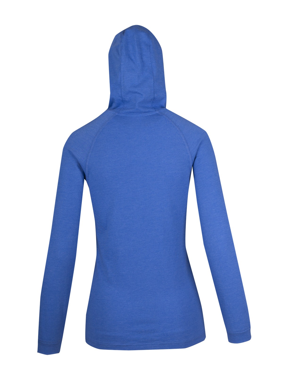 Women's fusion T-shirt Hoodie - Royal Marl - Back