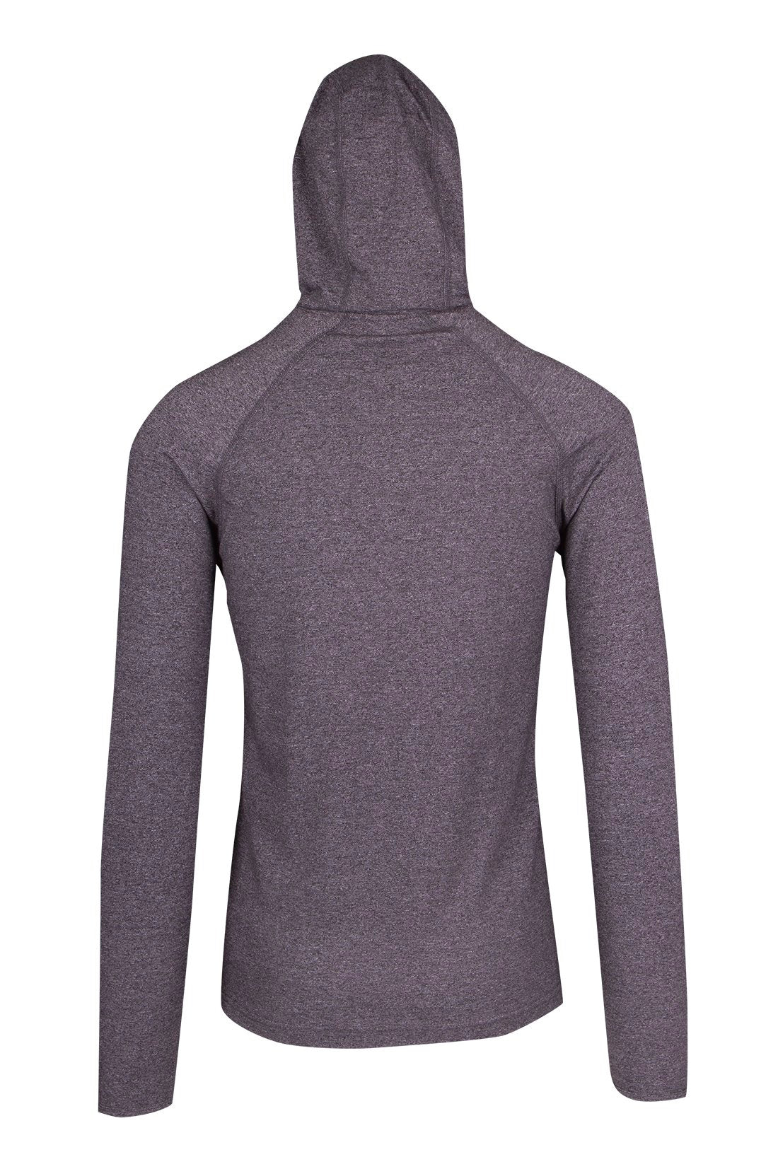 Mens' Greatness Half-Hood Top - Dark Heather - Back