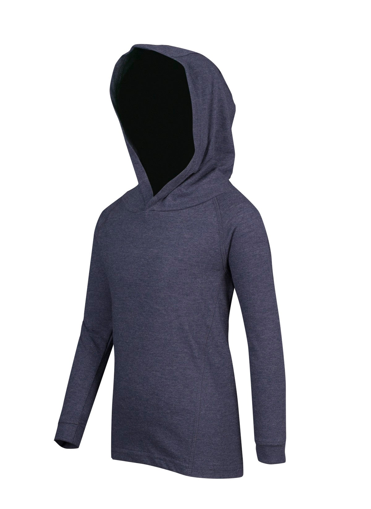KIDS FUSION TSHIRT HOODIES - Navy Marl - Side