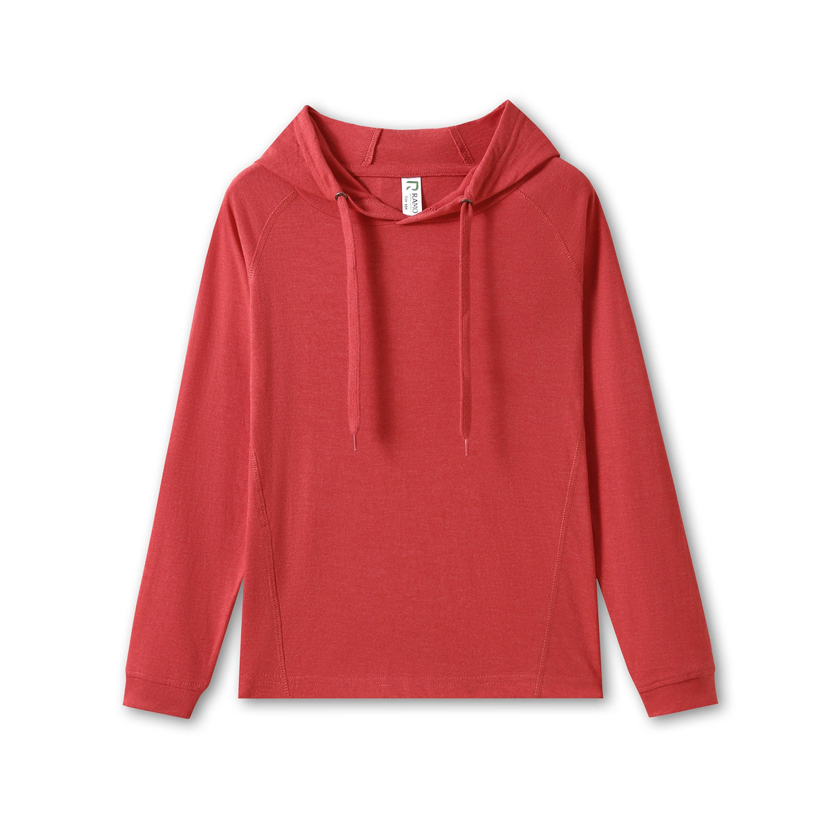 KIDS FUSION TSHIRT HOODIES - Red Marl - Front