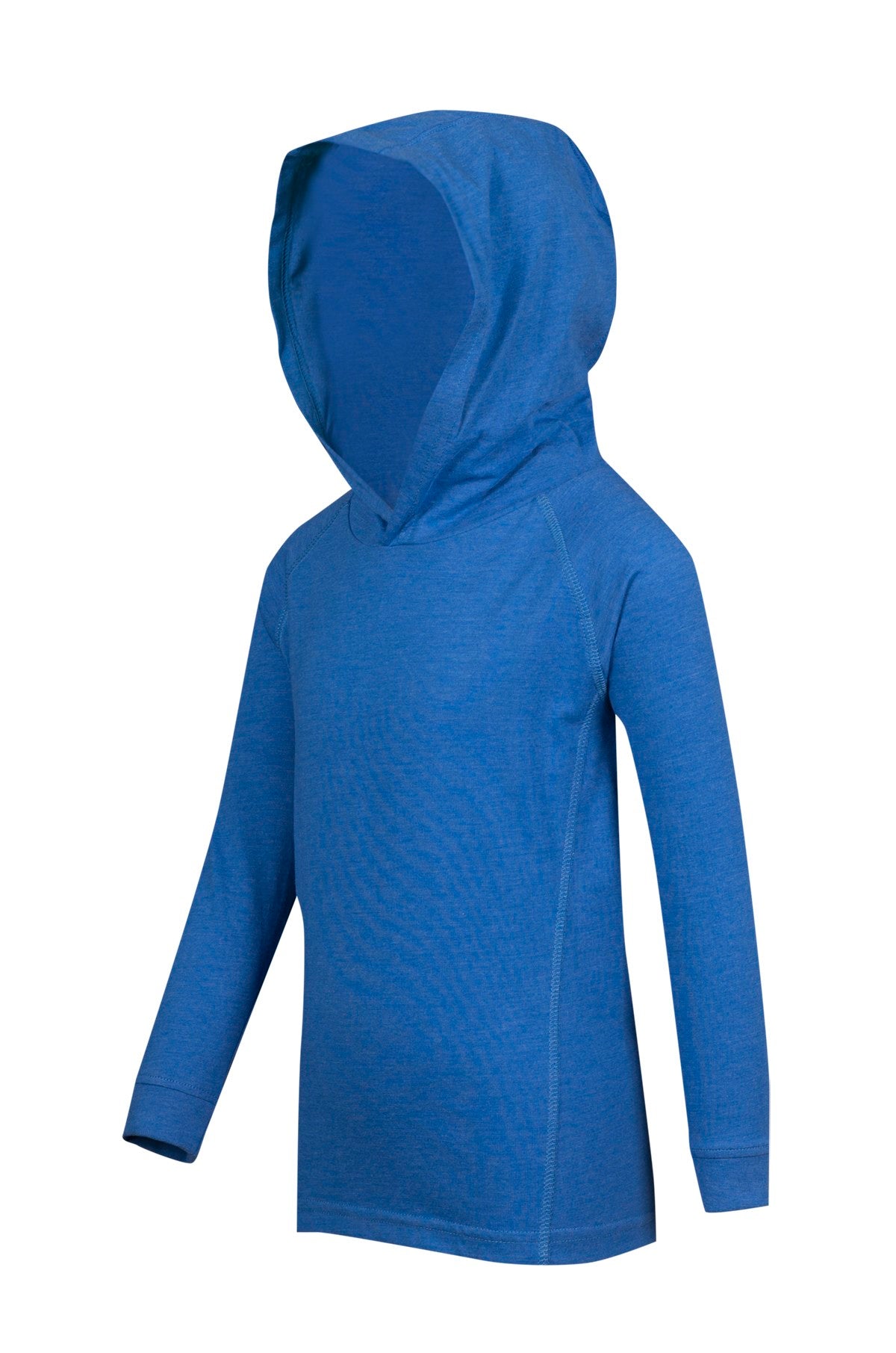 KIDS FUSION TSHIRT HOODIES - Royal Marl - Side