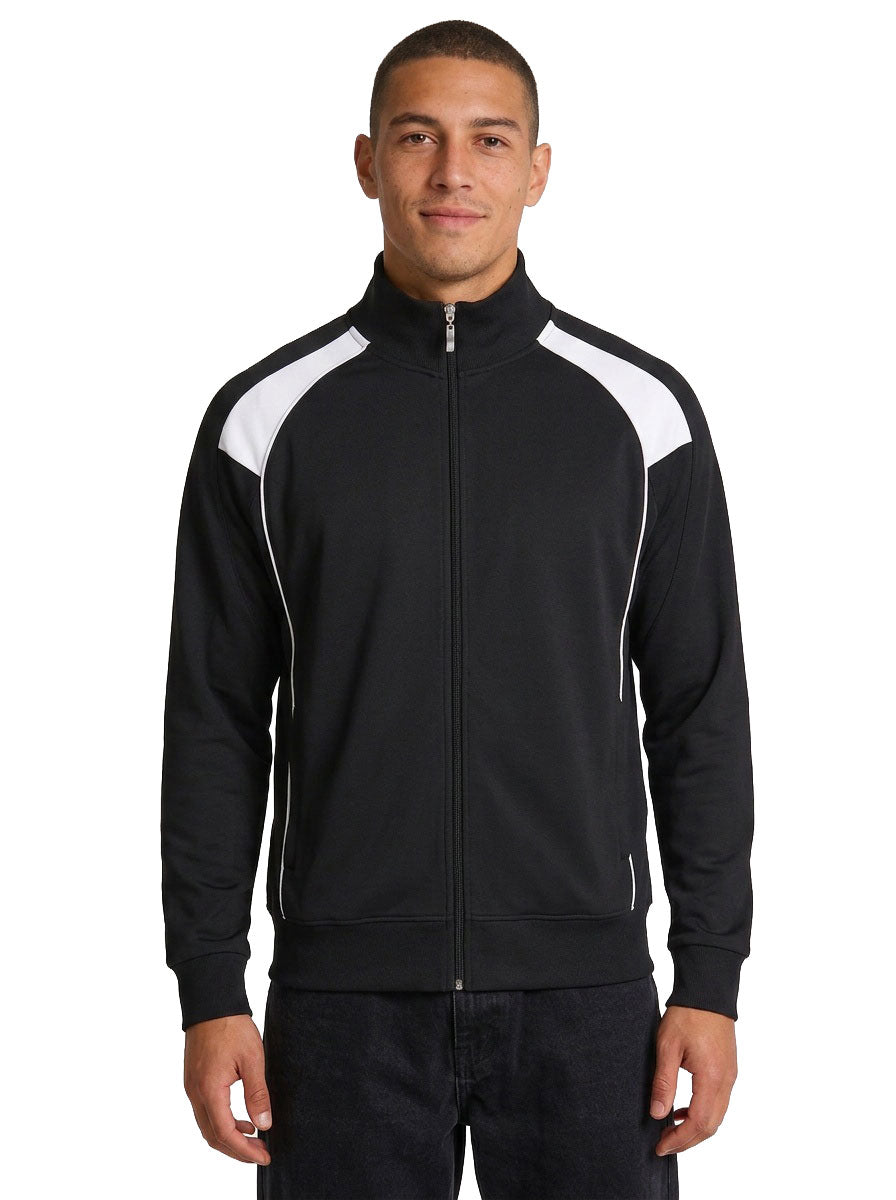 Mens' Unbrushed Contrast Jacket - view