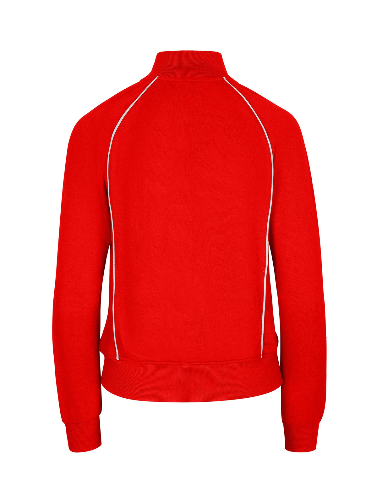 Womens/Juniors Unbrushed Contrast Jacket - Red/White - Back