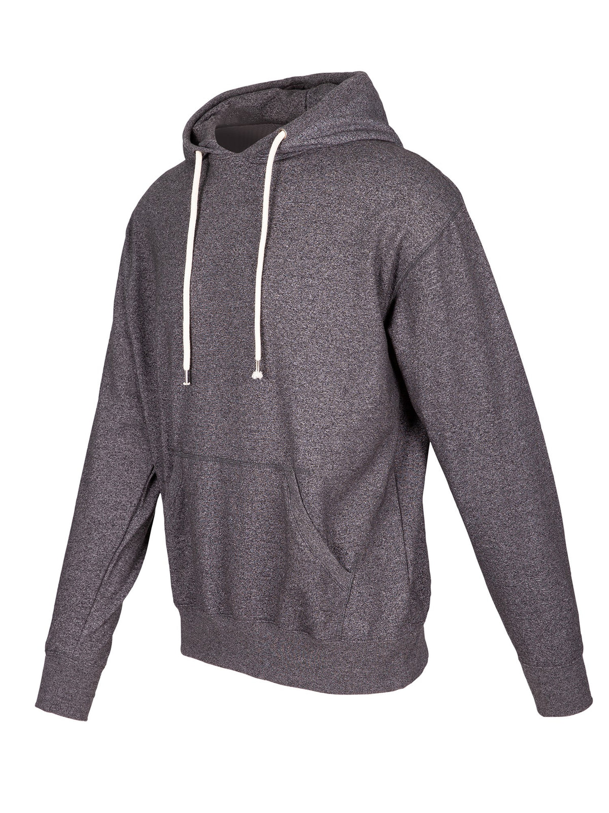 Mens Greatness Heather Hoodie - Dark Heather - Side