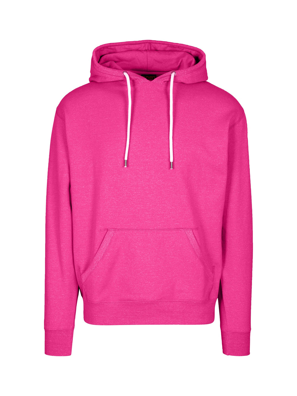 Mens Greatness Heather Hoodie - Hot Pink Heather - Front