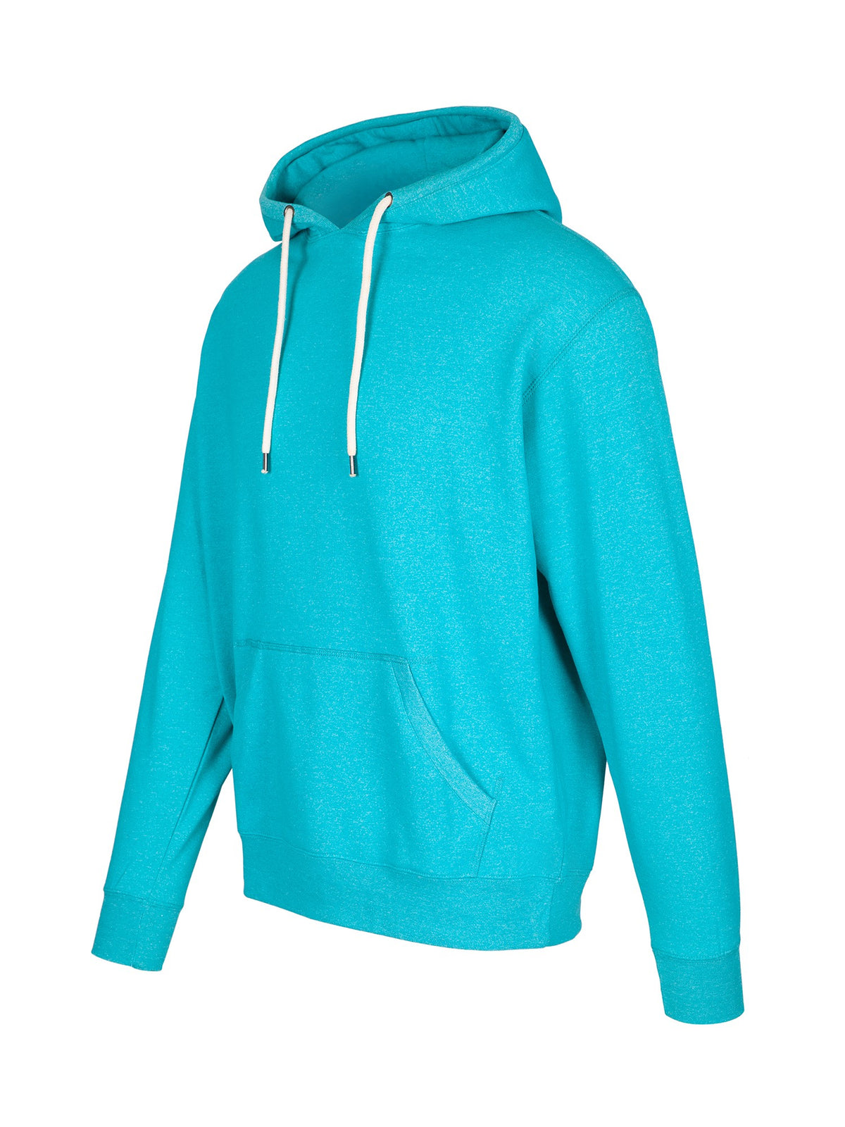 Mens Greatness Heather Hoodie - Jade Heather - Side
