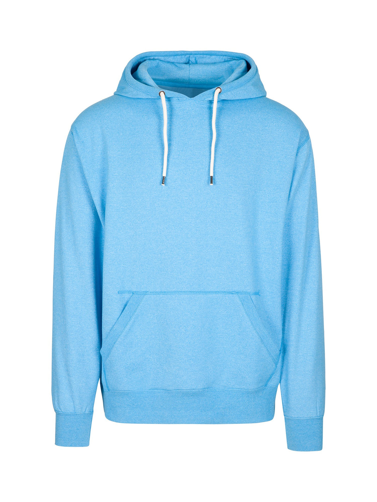 Mens Greatness Heather Hoodie - Sapphire Heather - Front