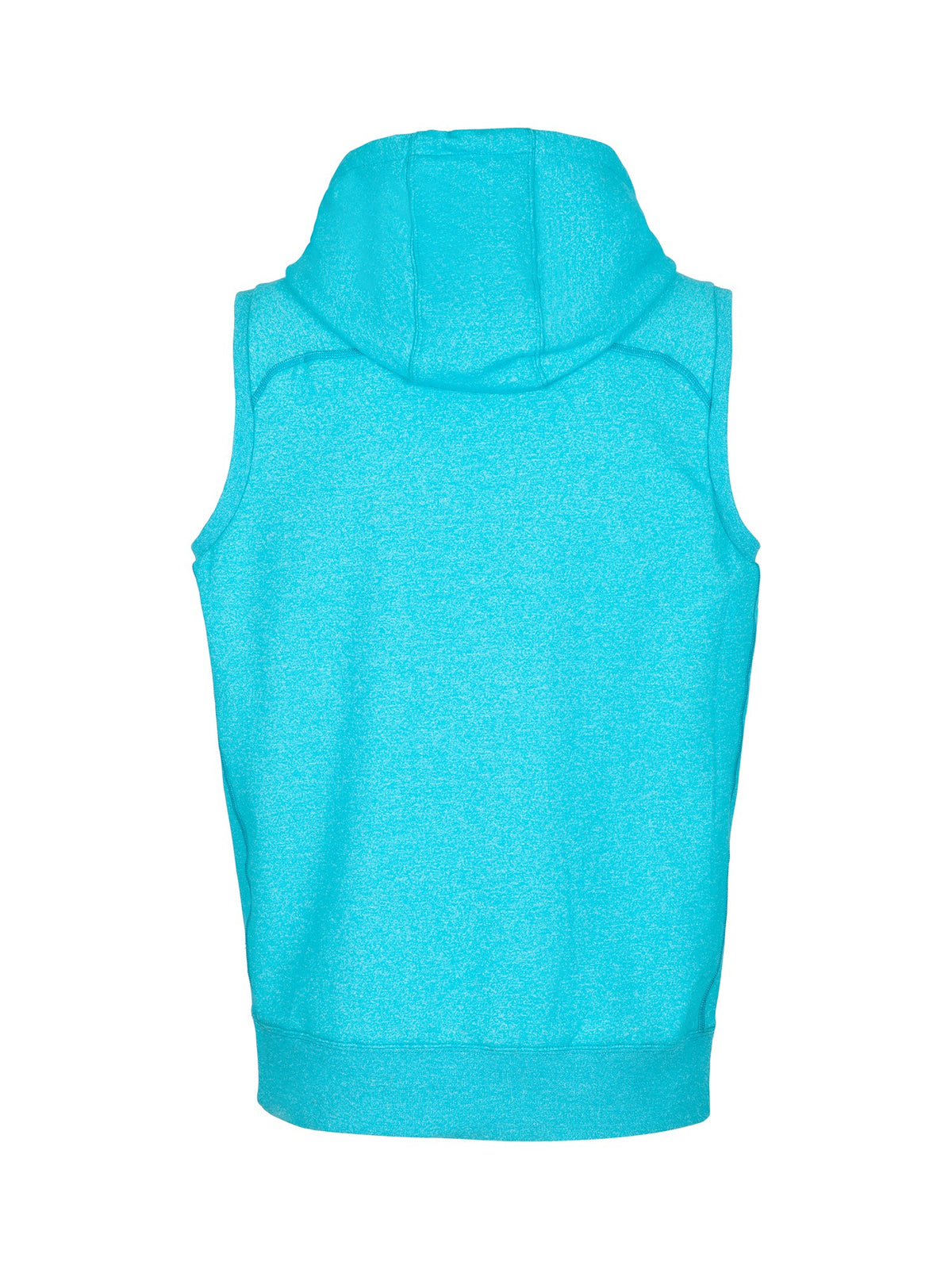 Men's Heather SLEEVELESS Hoodies - Greatness Range - Jade Heather - Back