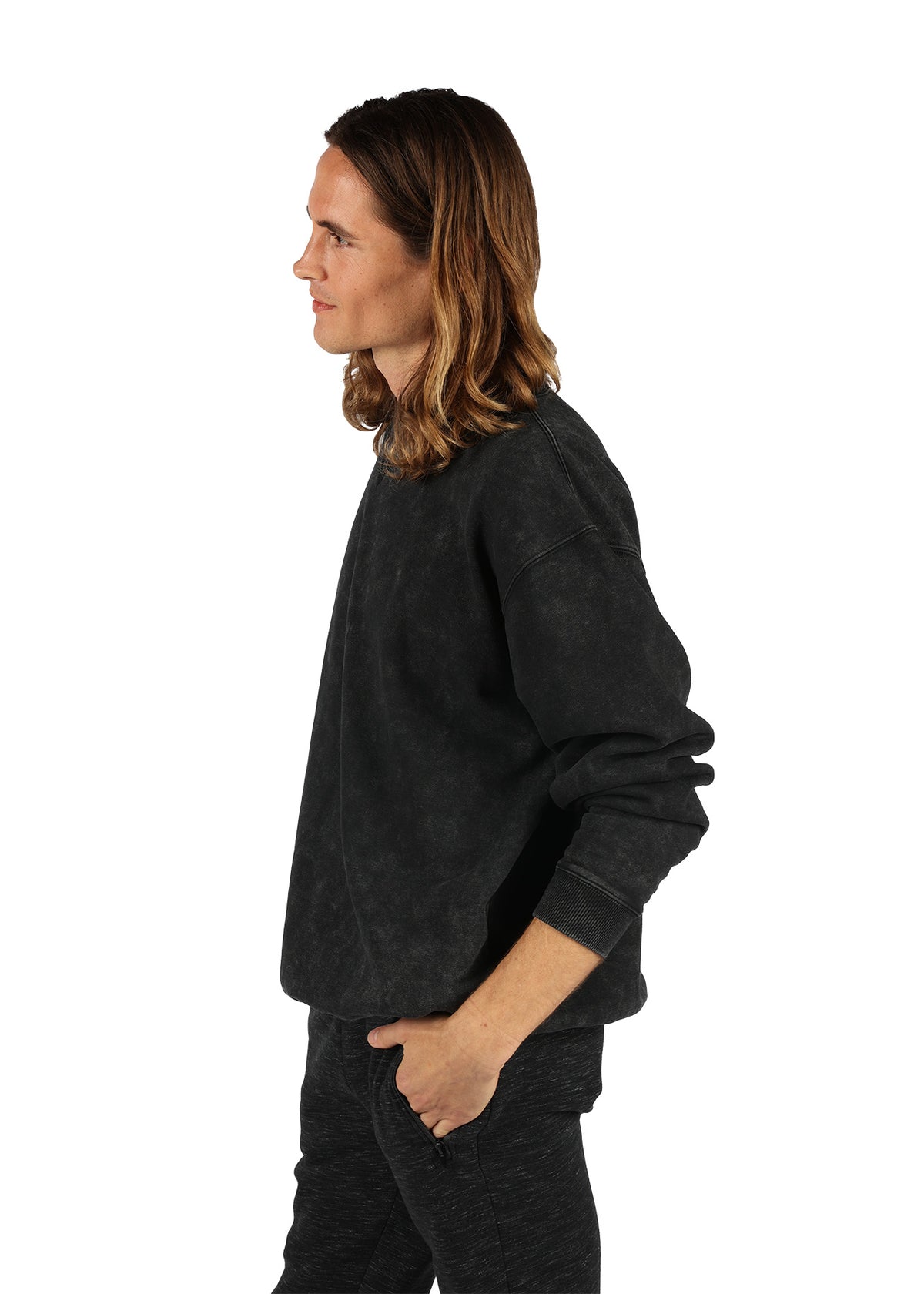 Unisex Stone Wash Sweatshirts - view
