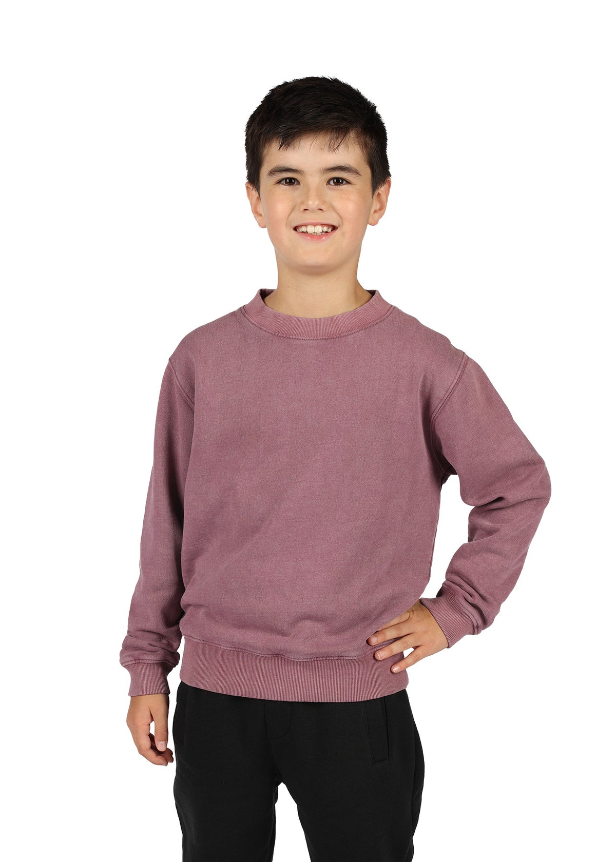 Kids' Stone Wash Sweatshirts - view