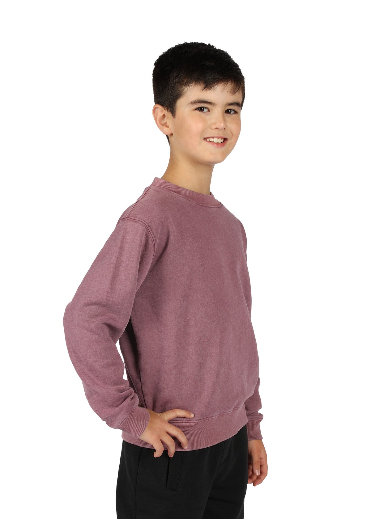 Kids' Stone Wash Sweatshirts - view