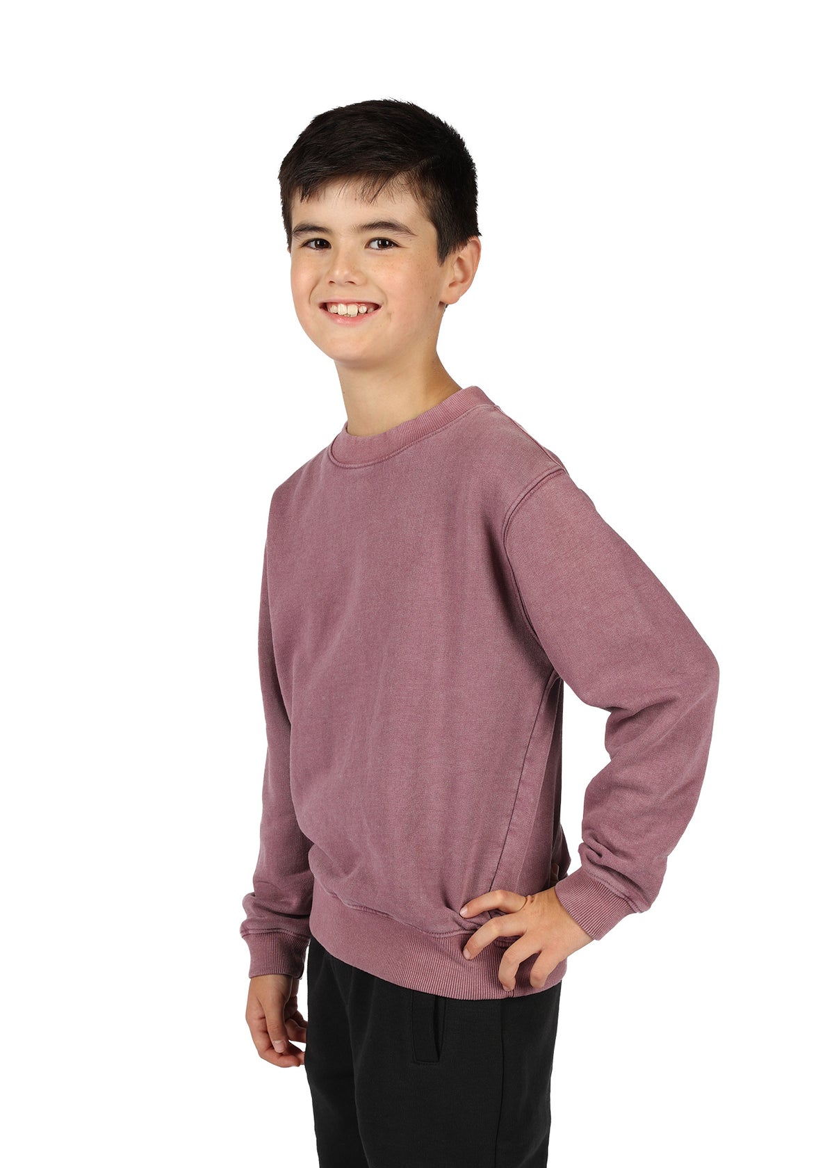 Kids' Stone Wash Sweatshirts - view