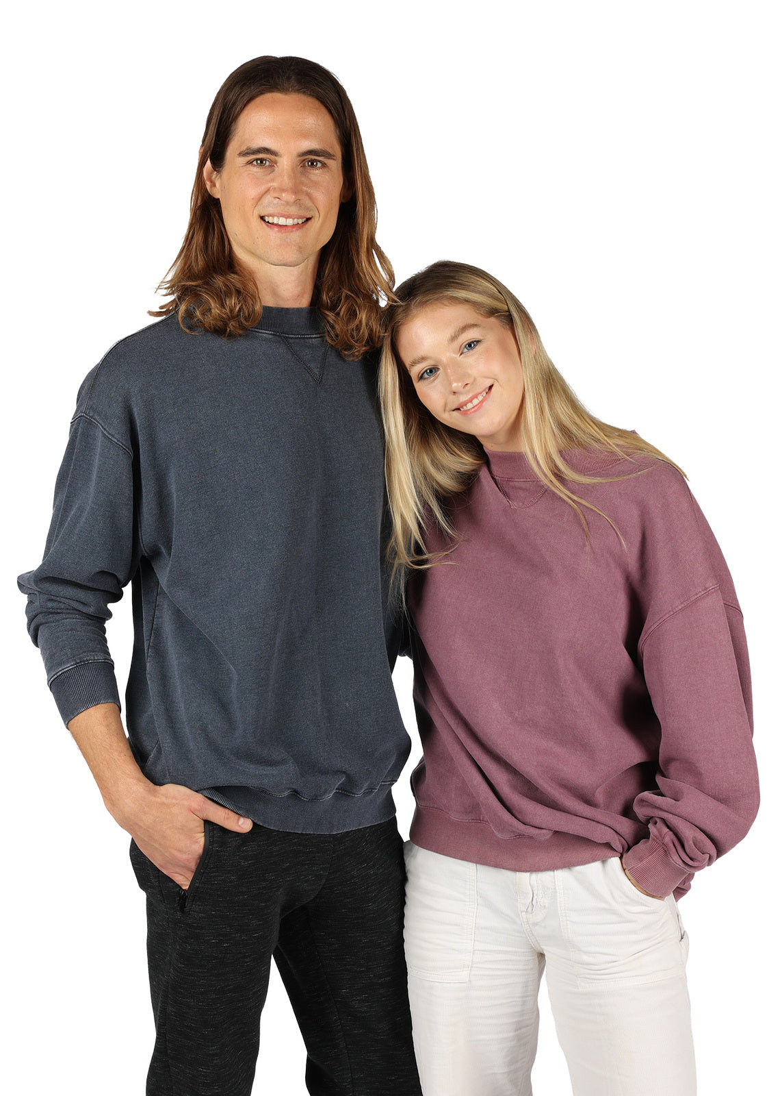 Kids' Stone Wash Sweatshirts - view