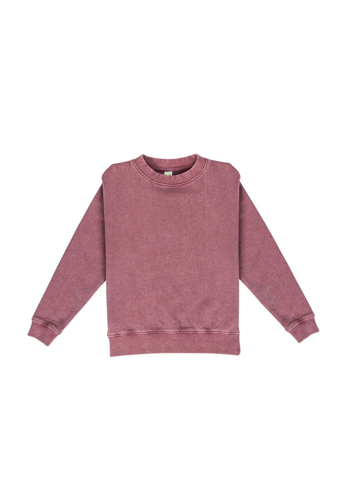 Kids' Stone Wash Sweatshirts - Mauve - Front