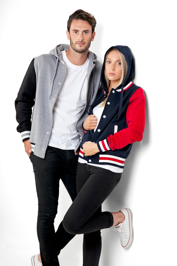 Womens Varsity Jacket & Hood - view