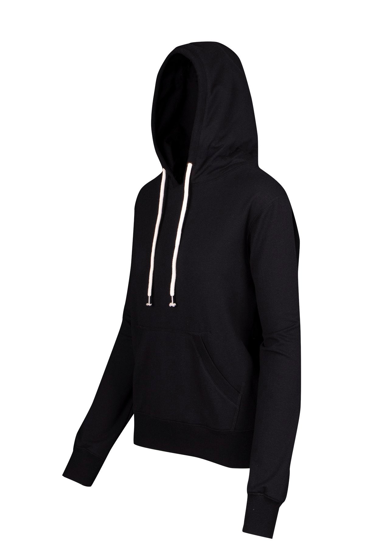 Womens/Junior Greatness Heather Hoodie - Black - Side