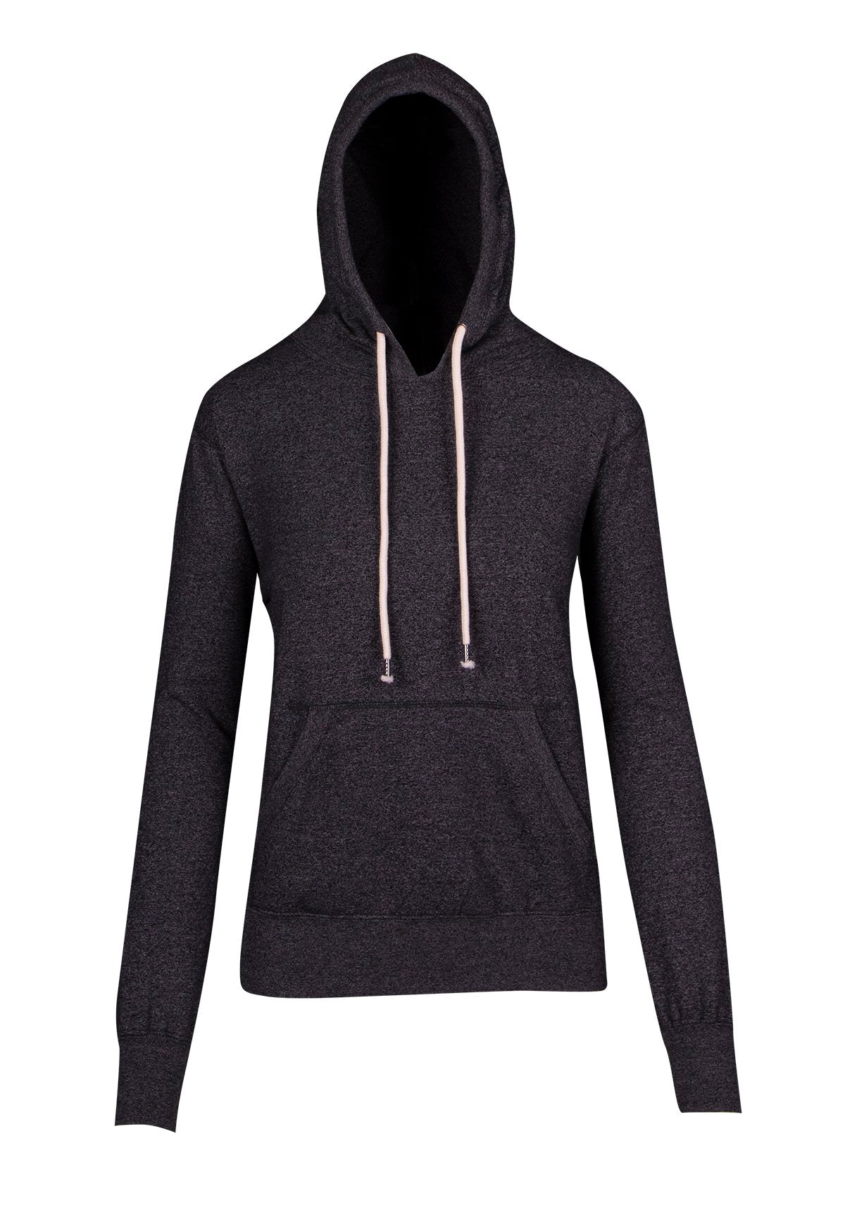 Womens/Junior Greatness Heather Hoodie - Dark Heather - Front