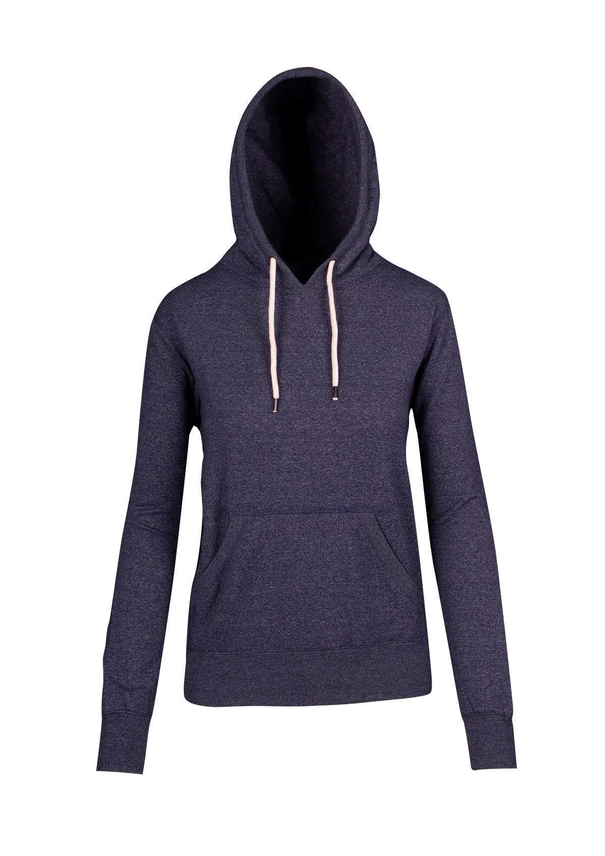 Womens/Junior Greatness Heather Hoodie - Navy Heather - Front