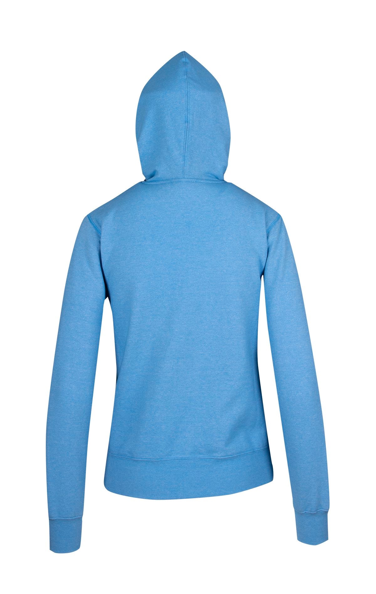 Womens/Junior Greatness Heather Hoodie - Sapphire Heather - Back