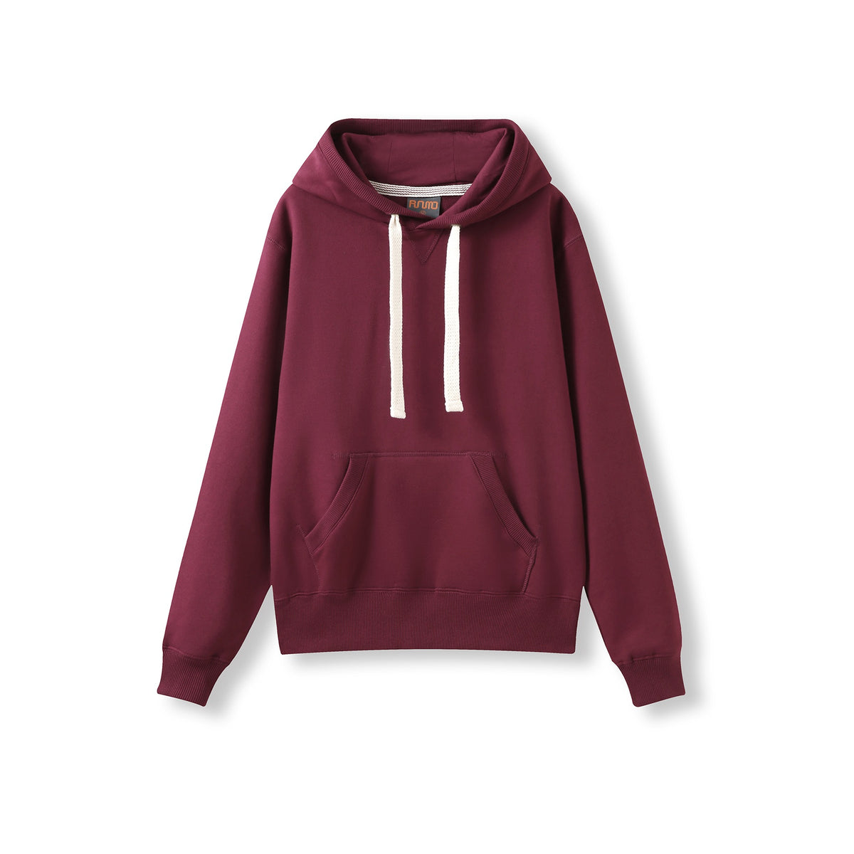 Womens/Juniors Heavy Fleece Hoodie - Maroon - Front