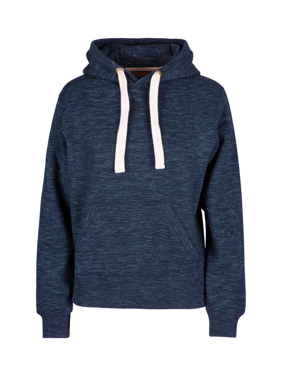 Womens/Juniors Heavy Fleece Hoodie - Navy Marl - Front