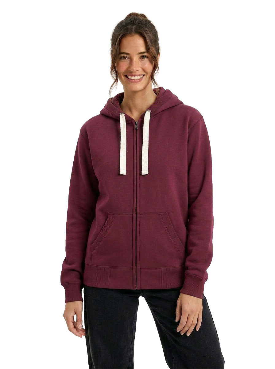 Womens/Junior Heavy Zip Fleece Hoodie - view
