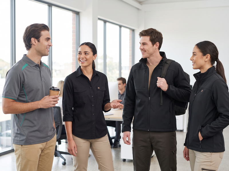 Corporate Pack – team uniforms with your logo (illustrative photo)