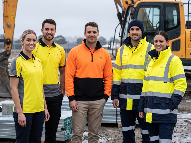 Hi-Vis Winter Pack – team uniforms with your logo (illustrative photo)