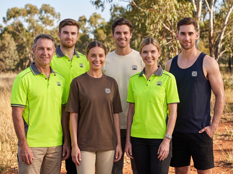 Hi-Vis Summer Mix – team uniforms with your logo (illustrative photo)