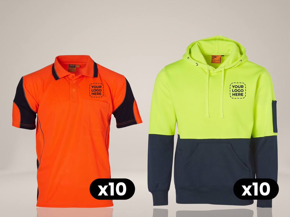 Hi-Vis Polo + Hoodie Deal
