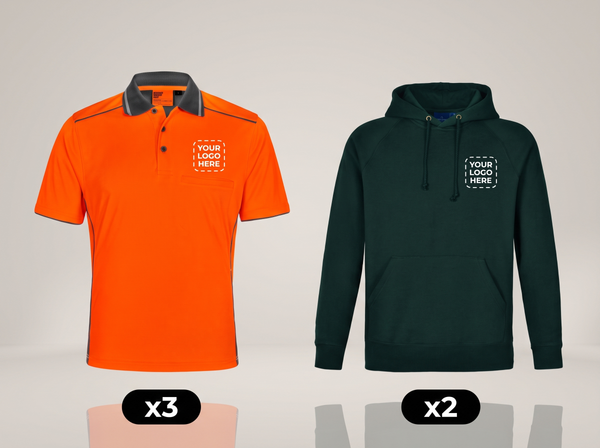 Hi-Vis Polo + Hoodie Mix