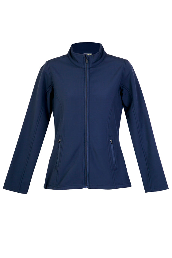 Womens Tempest Soft Shell Jacket - Navy Blue - Front